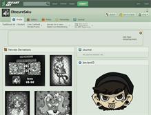 Tablet Screenshot of obscuresaku.deviantart.com