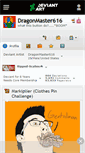 Mobile Screenshot of dragonmaster616.deviantart.com