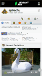 Mobile Screenshot of epikachu.deviantart.com