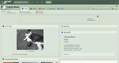 Desktop Screenshot of chaotic-blood.deviantart.com