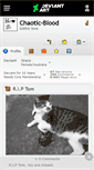 Mobile Screenshot of chaotic-blood.deviantart.com