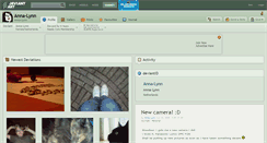 Desktop Screenshot of anna-lynn.deviantart.com