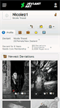 Mobile Screenshot of nicolez1.deviantart.com