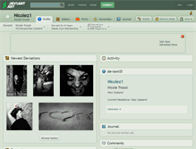 Tablet Screenshot of nicolez1.deviantart.com