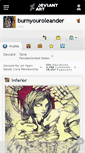Mobile Screenshot of burnyouroleander.deviantart.com