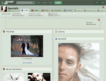 Tablet Screenshot of dave3of4.deviantart.com