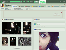 Tablet Screenshot of montzeh.deviantart.com