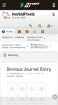 Mobile Screenshot of morbidpixelz.deviantart.com