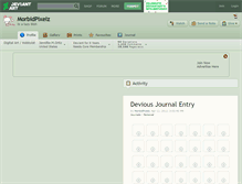 Tablet Screenshot of morbidpixelz.deviantart.com