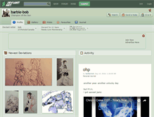 Tablet Screenshot of barbie-bob.deviantart.com