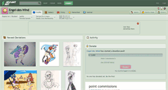 Desktop Screenshot of engel-des-wind.deviantart.com