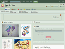 Tablet Screenshot of engel-des-wind.deviantart.com