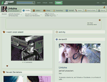 Tablet Screenshot of lintuina.deviantart.com