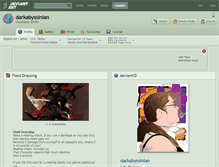Tablet Screenshot of darkabyssinian.deviantart.com