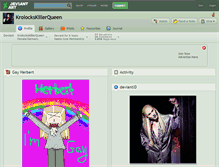 Tablet Screenshot of krolockskillerqueen.deviantart.com