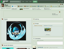 Tablet Screenshot of pkun.deviantart.com