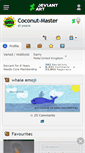 Mobile Screenshot of coconut-master.deviantart.com