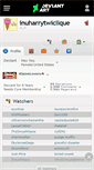 Mobile Screenshot of inuharrytwiclique.deviantart.com