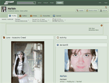 Tablet Screenshot of mayain.deviantart.com