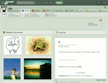 Tablet Screenshot of lbis.deviantart.com