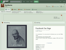 Tablet Screenshot of jtumburus.deviantart.com