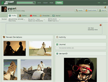 Tablet Screenshot of goguart.deviantart.com