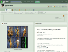 Tablet Screenshot of jillcostumes.deviantart.com