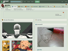 Tablet Screenshot of goccho.deviantart.com