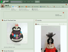 Tablet Screenshot of janjl.deviantart.com