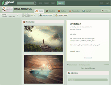 Tablet Screenshot of iraqi-artists.deviantart.com