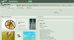 Desktop Screenshot of bella-2007.deviantart.com