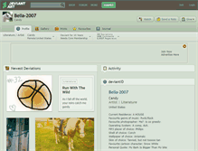 Tablet Screenshot of bella-2007.deviantart.com
