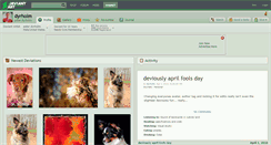 Desktop Screenshot of dyrholm.deviantart.com
