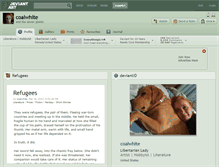 Tablet Screenshot of coalwhite.deviantart.com