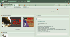 Desktop Screenshot of detectiveconan.deviantart.com