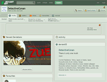 Tablet Screenshot of detectiveconan.deviantart.com