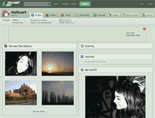 Tablet Screenshot of malibuart.deviantart.com