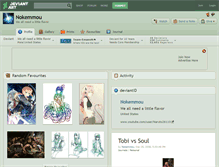 Tablet Screenshot of nokemmou.deviantart.com