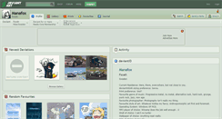 Desktop Screenshot of manafox.deviantart.com