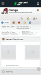 Mobile Screenshot of marugo.deviantart.com
