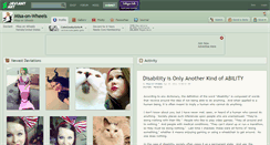 Desktop Screenshot of misa-on-wheels.deviantart.com