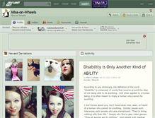 Tablet Screenshot of misa-on-wheels.deviantart.com