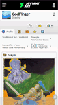 Mobile Screenshot of godfinger.deviantart.com