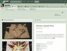 Tablet Screenshot of almista.deviantart.com