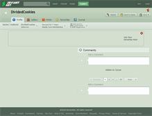 Tablet Screenshot of dividedcookies.deviantart.com