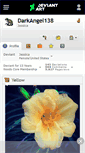Mobile Screenshot of darkangel138.deviantart.com