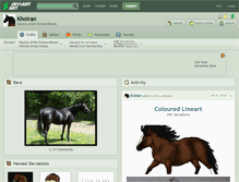 Tablet Screenshot of kholran.deviantart.com