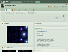 Tablet Screenshot of incendiadrakon.deviantart.com