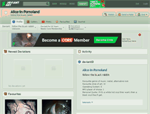 Tablet Screenshot of alice-in-pornoland.deviantart.com