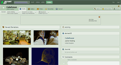 Desktop Screenshot of cubehouse.deviantart.com